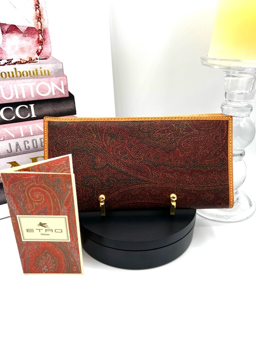 Etro Long Paisley Wallet - EUC